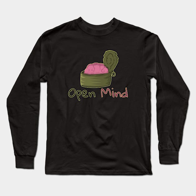 Open Mind Long Sleeve T-Shirt by MaeVector